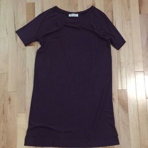 Purple t shirt dress